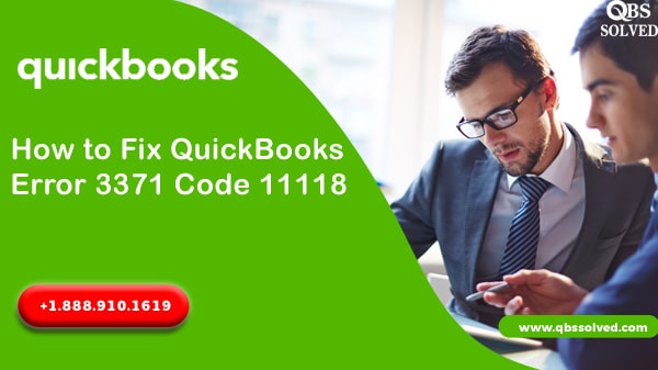 How to Fix QuickBooks Error 3371 Code 11118