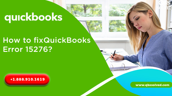 QuickBooks Error 15276