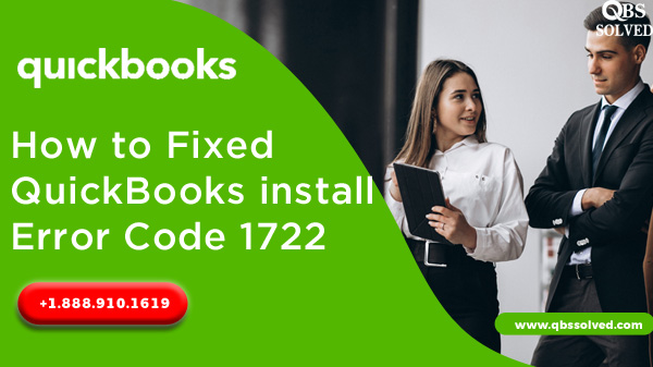QuickBooks install Error Code 1722