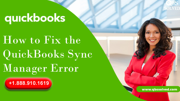 How to Fix the QuickBooks Sync Manager Error