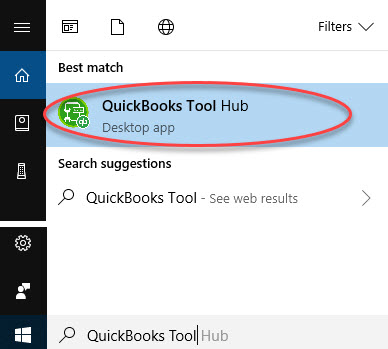 Running QuickBooks tool hub
