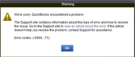 QuickBooks Error 6000, 77