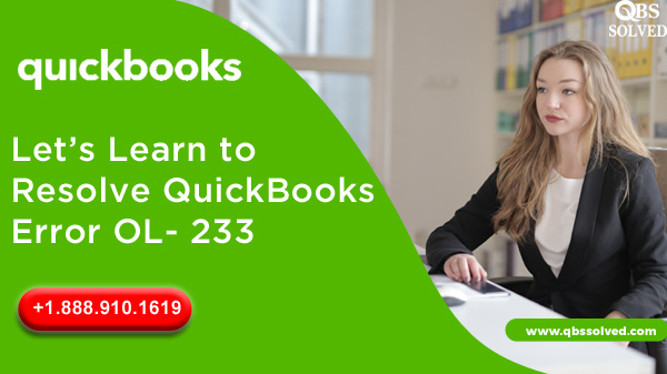 QuickBooks Error OL- 233