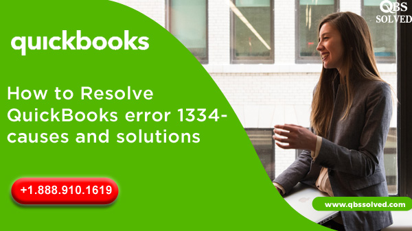QuickBooks error 1334