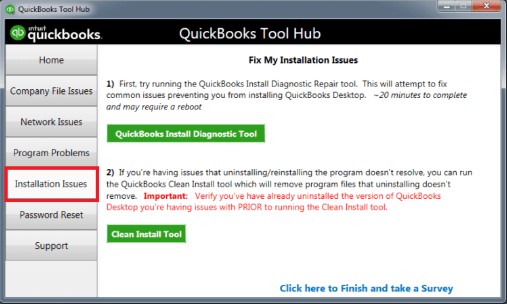 Performing Clean installation of QuickBooks 
