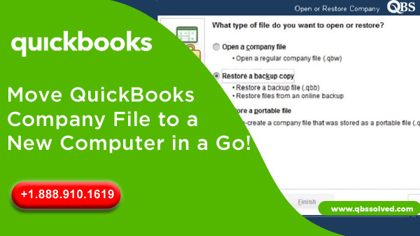 Move QuickBooks Company File to a New Computer in a Go