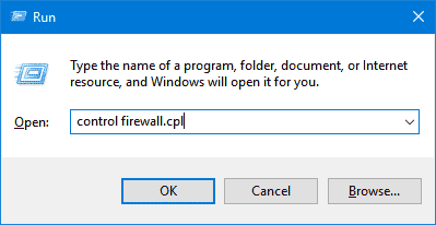 Updating the windows firewall