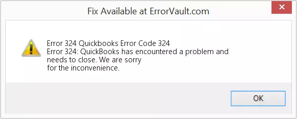 QuickBooks error 324