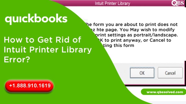How to Get Rid of Intuit Printer Library Error?