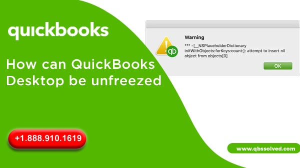 QuickBooks Desktop be unfreezed