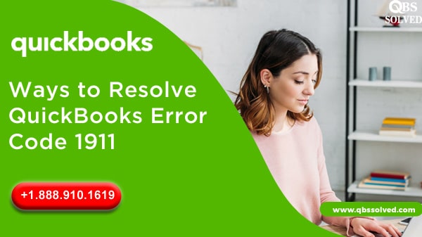 Ways to Resolve QuickBooks Error Code 1911