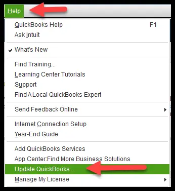 steps to update the QuickBooks automatically 