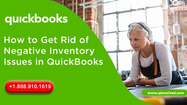 Negative Inventory Issues in QuickBooks