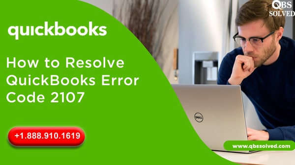 QuickBooks Error Code 2107