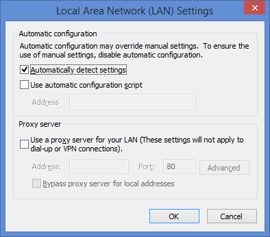 Press LAN settings