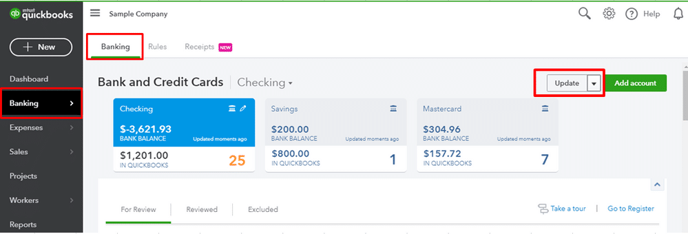  Connect New to QuickBooks